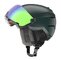 Lyžiarska prilba Atomic Savor Visor Stereo Dark Green 20/21