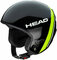 Lyžiarska Prilba Head Stivot Race Carbon Black/Lime