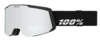 Okuliare 100% SNOWCRAFT S HiPER Goggle Black/Silver - Mirror Silver Lens