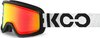 Lyžiarske okuliare KOO Eclipse Black/White/Cherry Burst Mirror Lens