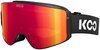 Lyžiarske okuliare KOO Era Black/Cherry Burst Mirror