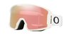 Lyžiarske okuliare Oakley Line Miner M Matte White W/Prizm Rose Gold Iridium