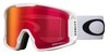 Lyžiarske okuliare Oakley Line Miner Matte White Prizm Snow Torch Iridium