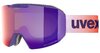 Lyžiarske okuliare Uvex Evidnt ATTRACT Purple Dl/FM Ruby Green