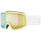 Lyžiarske okuliare Uvex Provoqe V White Matt DL/Green Clear S1-3