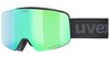 Lyžiarske okuliare Uvex Pwdr FM Black Matt DL/Green Clear
