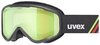 Lyžiarske okuliare Uvex Speedy Nova FM Black Matt DL/Green On Yellow Clear S1