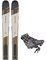 Skialpinistické lyže Salomon T Mtn 91 Carbon+ Skins Brown 23/24