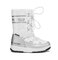Snehule Moon Boot JR Girl Quilted WP White/Silver
