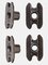 Náhradný diel Burton M6 Channel Inserts (4 Pack) Black
