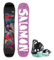 Snowboardový set Salomon Grace + Goodtime XS Black