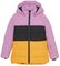 Detská bunda Color Kids Ski Jacket Colorblock Quilt Lilac Chiffon