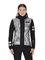 Bunda One More Eco-Padded Softshell Hoody Jacket Iride/Black/Champagne