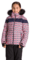 Detská bunda Rossignol Girls' Padded Print Ski Jacket Carmin