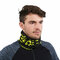 Nákrčník Fischer Bandana Ci Logo Black/Neon Yellow