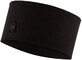 Čelenka Buff Merino Wide Headband Solid Black