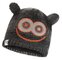 Zimná čiapka Buff Knitted a Polar Fleece Hatt Child Monster Jolly Black