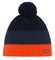 Čiapka Eisbär Star Pompon MÜ Dark Orange/Dark Cobalt/Blue
