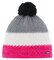 Čiapka Eisbär Star Pompon MÜ Pink/White/Grey