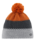 Čiapka Eisbär Star Pompon MU RL Sivá/Tmavá Sivá/Oranžová