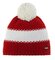 Zimná čiapka Eisbär Star Pompon MÜ Red/White
