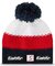 Zimná čiapka Eisbär Star Pompon MÜ SP Biela/Červená/Čierna