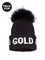 Čiapka Goldbergh Hodd Beanie Faux Pom Black