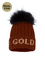 Čiapka Goldbergh Hodd Beanie Real Pom Mocha