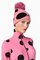 Čiapka Goldbergh Shizu Beanie Dots Pink Cosmos