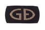 Čelenka Goldbergh Stirn Headband Black/Gold