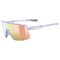 Cyklistické okuliare Uvex Dyrt Clear Purple/Mirror Red