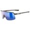 Cyklistické okuliare Uvex Dyrt Smoke Matt/Mirror Blue
