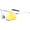 Cyklistické okuliare Uvex Pace Stage CV White Matt/Mirror Yellow