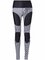 Funkčné oblečenie Perfect Moment Warped Star Compression Legging Black/Snow White