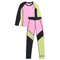 Funkčný set Color Kids Ski Underwear Colorblock Bonbon