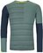 Funkčné tričko Ortovox 185 Rock'n'Wool Long Sleeve Arctic Grey