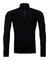 Pánske Termo Tričko Ortovox 230 Competition Zip Neck | Black Raven