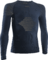 Detské funkčné tričko X-Bionic Invent 4.0 Shirt Round Neck LG SL JR Marine/X Black