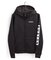 Detská mikina Burton Oak Full-Zip Hoodie True Black Heather