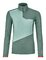 Mikina Ortovox Fleece Light Zip Neck W Arctic Grey