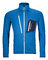 Pánska Mikina Ortovox Fleece Grid Jacket Safety Blue