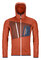 Pánska Mikina Ortovox Fleece Grid Hoody Desert Orange