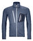 Pánska Mikina Ortovox Fleece Grid Jacket Night Blue