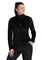Mikina Spyder Shimmer Bug 1/2 Zip Black