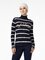 Sveter Goldbergh Mimi Long Sleeve Knit Sweater Breton Stripe Blue/Cream