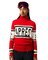 Dámsky sveter Perfect Moment Apres Schild Sweater Red/Snow White/Dark Charcoal Blue