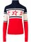 Dámsky sveter Perfect Moment Chopper Merino Wool Sweater Red/Navy