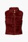 Vesta Goldbergh Chic Bodywarmer Faux Vino Rosso