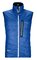 Pánska vesta Ortovox Swisswool Piz Cartas Vest M Petrol Blue