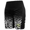 Dámske krátke nohavice Crazy Idea Short Oxygen black zebra